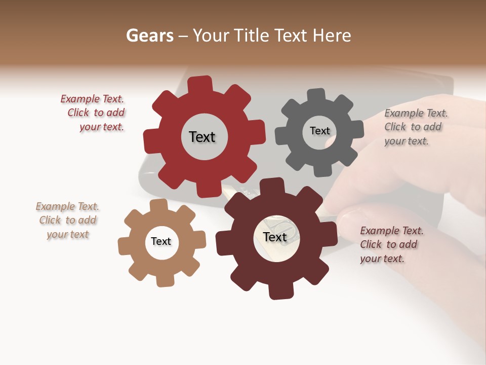 Reserve Shopping Cash PowerPoint Template