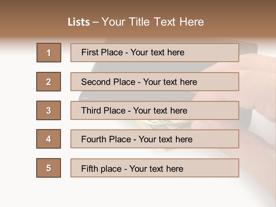 Reserve Shopping Cash PowerPoint Template