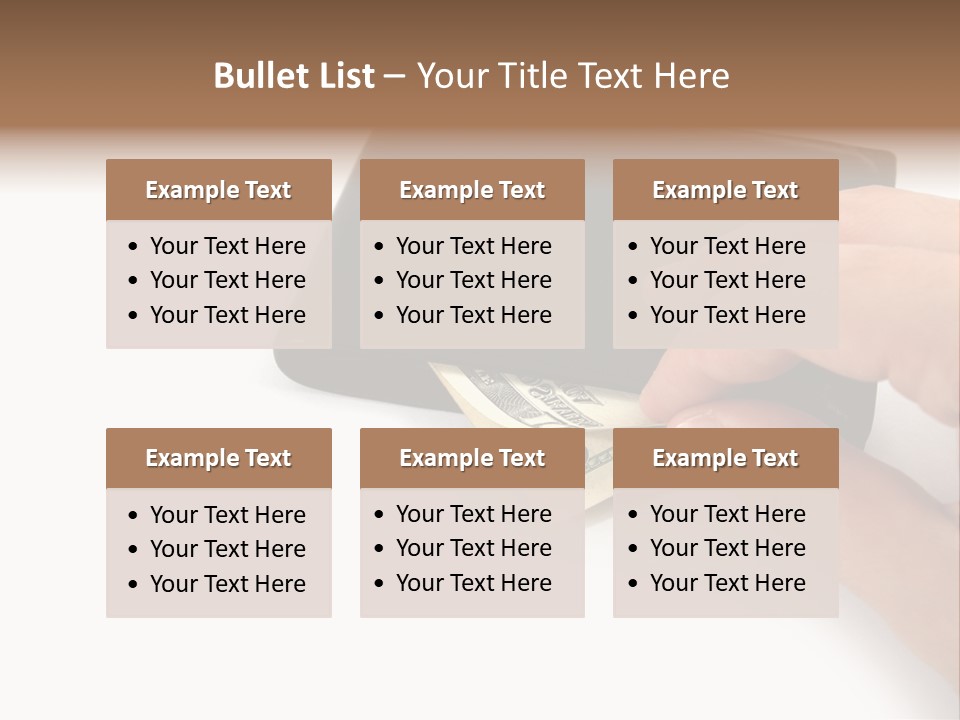 Reserve Shopping Cash PowerPoint Template