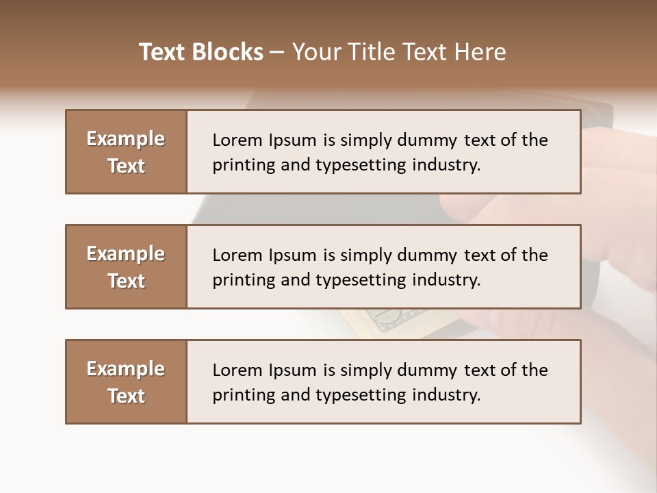 Reserve Shopping Cash PowerPoint Template