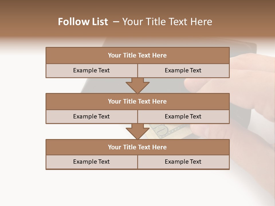 Reserve Shopping Cash PowerPoint Template