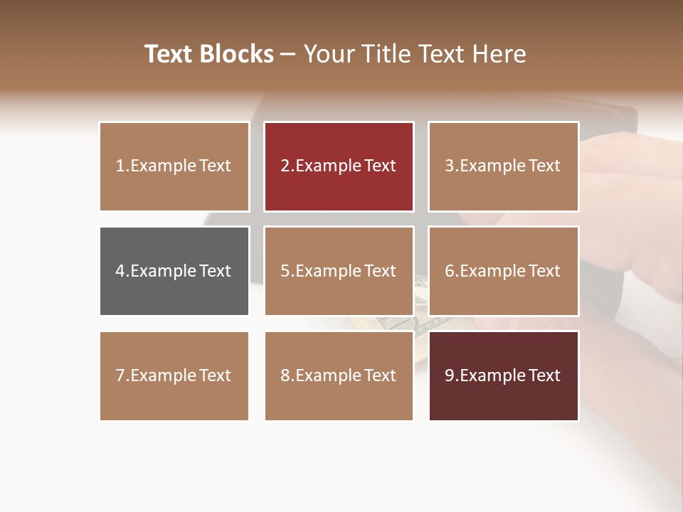 Reserve Shopping Cash PowerPoint Template