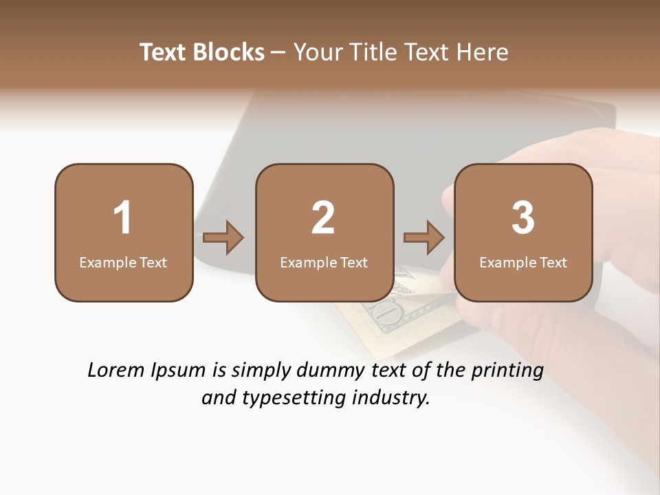 Reserve Shopping Cash PowerPoint Template