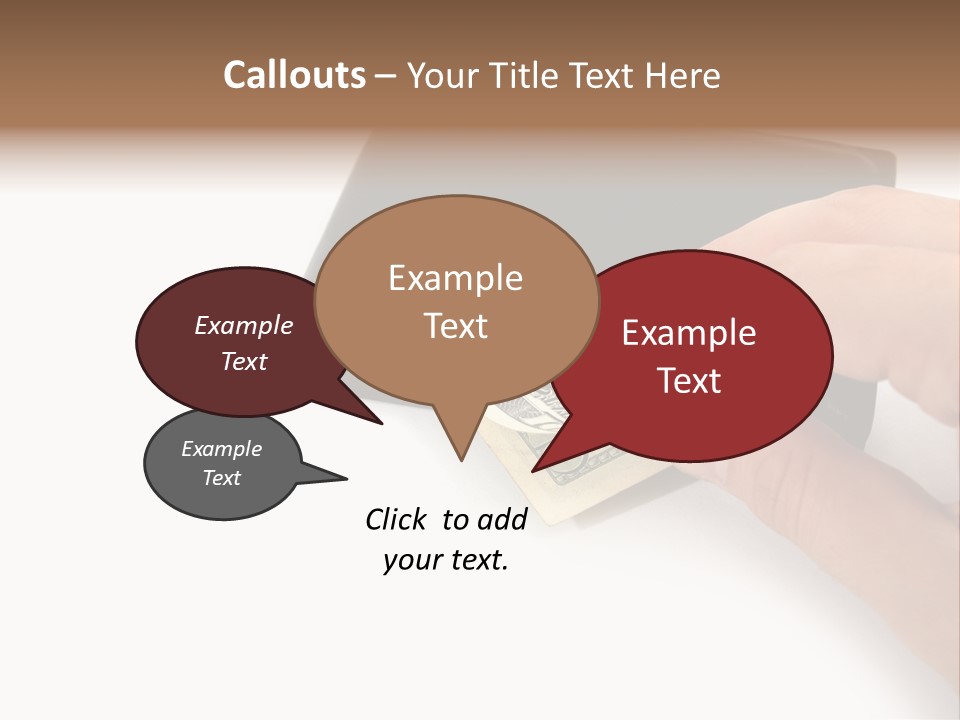 Reserve Shopping Cash PowerPoint Template