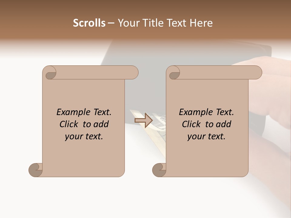 Reserve Shopping Cash PowerPoint Template