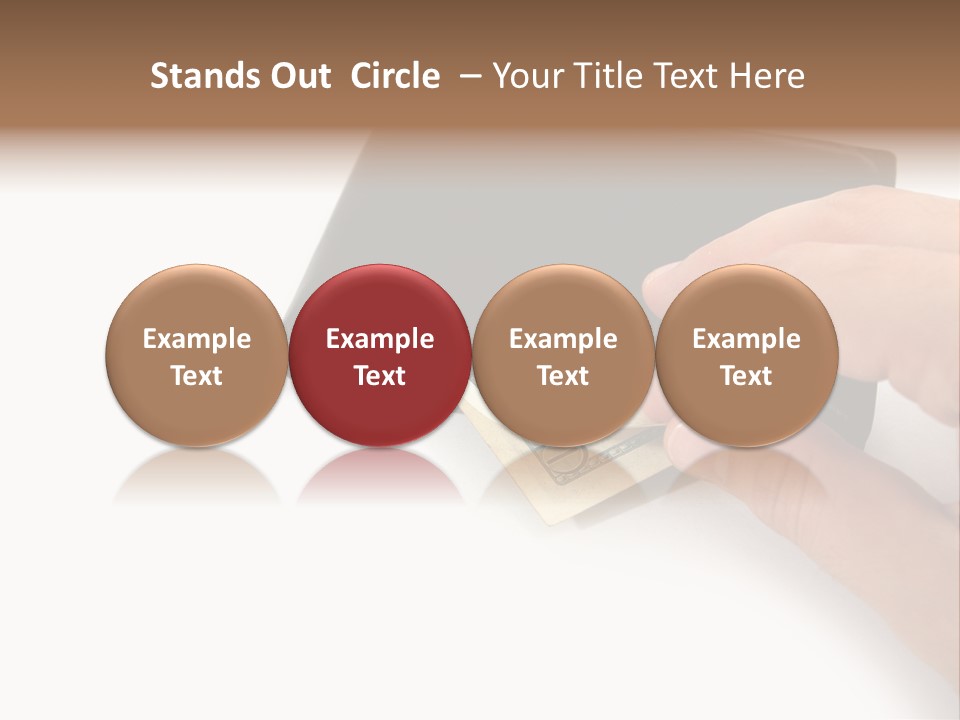 Reserve Shopping Cash PowerPoint Template