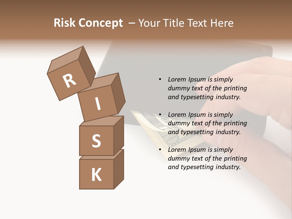 Reserve Shopping Cash PowerPoint Template