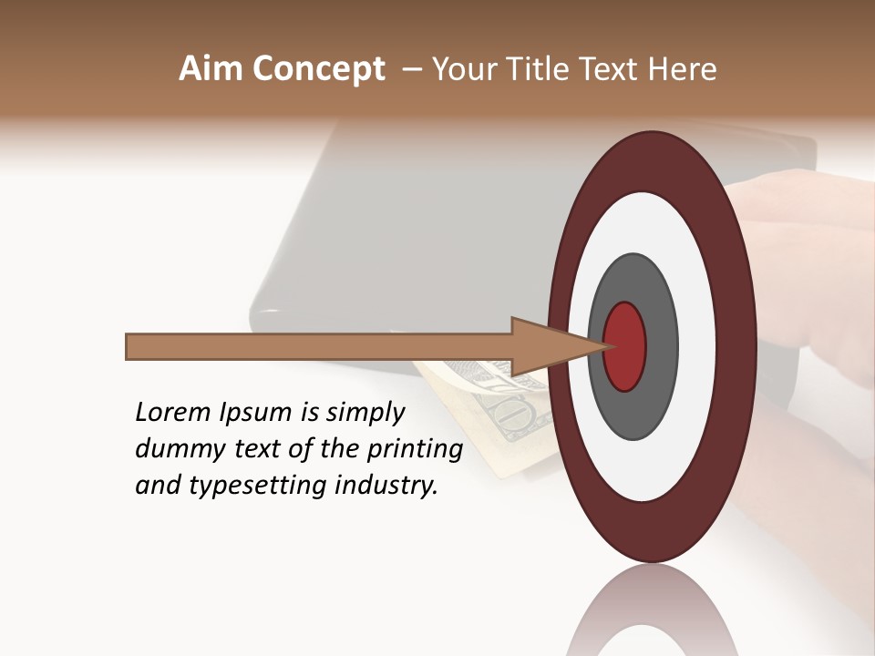 Reserve Shopping Cash PowerPoint Template