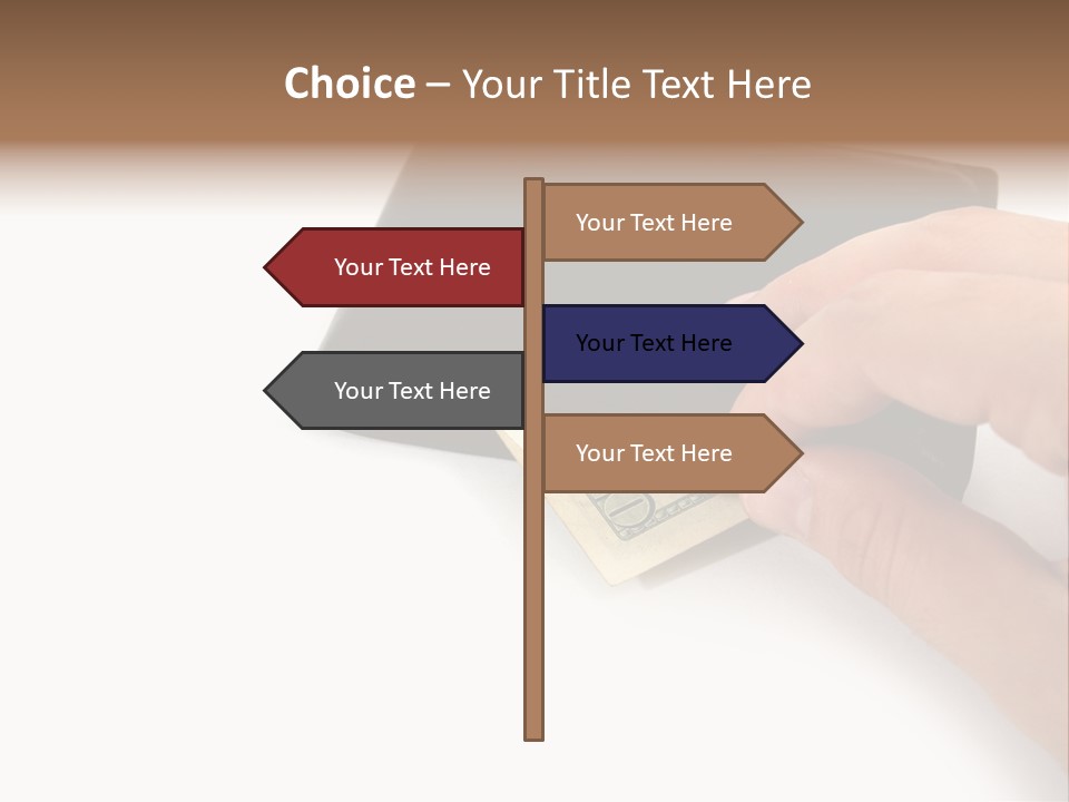 Reserve Shopping Cash PowerPoint Template