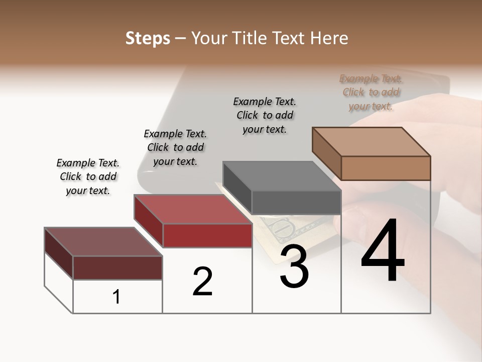 Reserve Shopping Cash PowerPoint Template