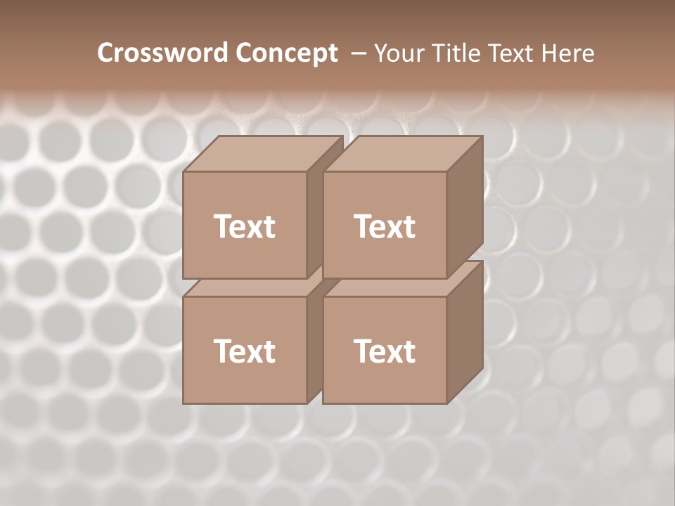 Grid Round Macro PowerPoint Template