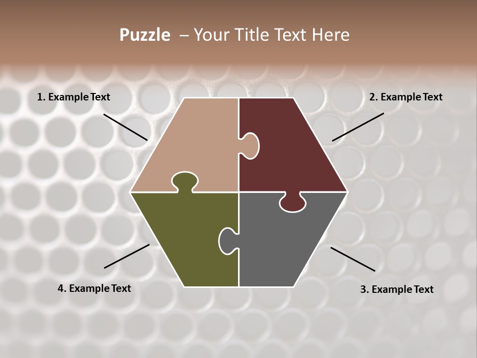 Grid Round Macro PowerPoint Template