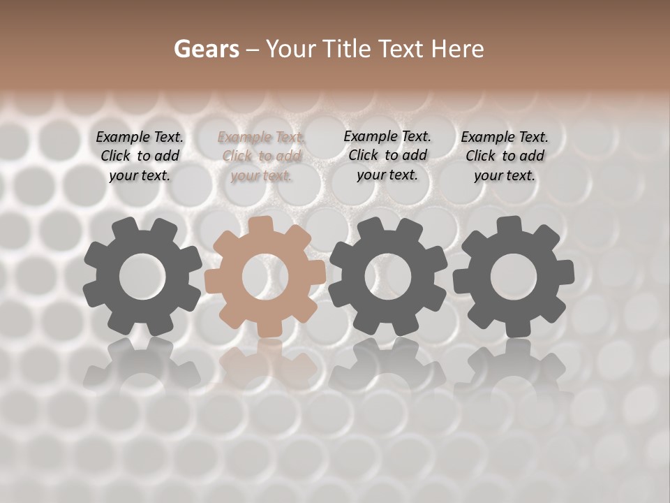 Grid Round Macro PowerPoint Template