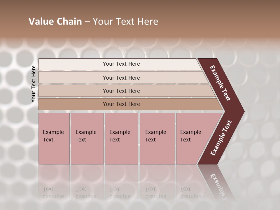 Grid Round Macro PowerPoint Template
