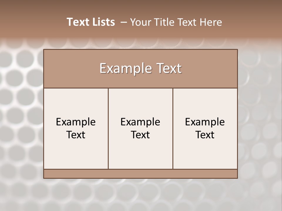 Grid Round Macro PowerPoint Template