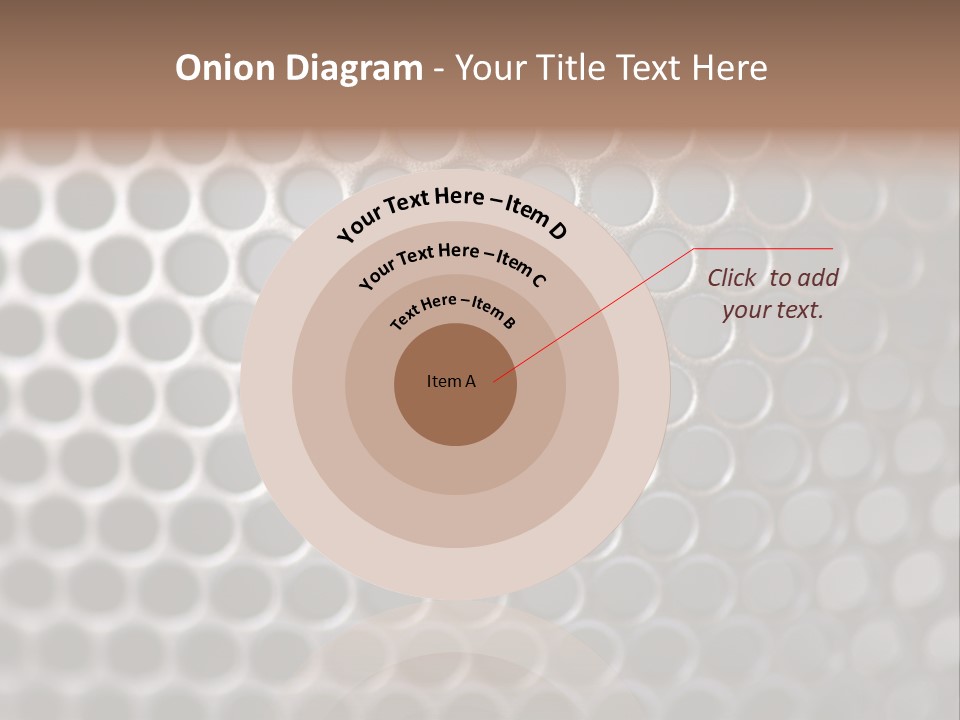 Grid Round Macro PowerPoint Template