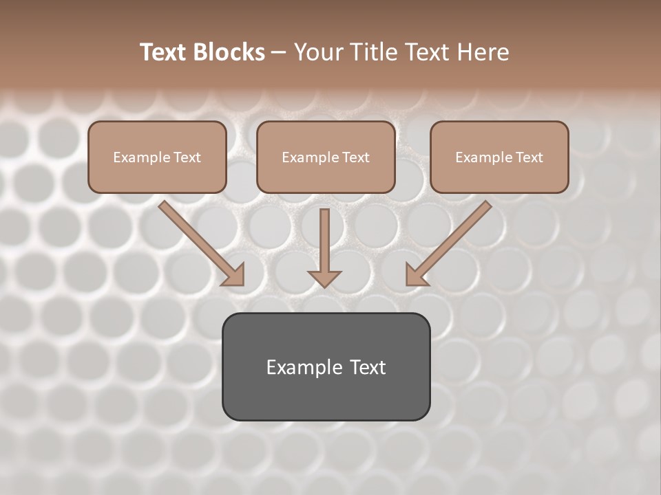 Grid Round Macro PowerPoint Template