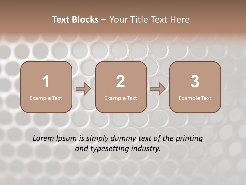 Grid Round Macro PowerPoint Template