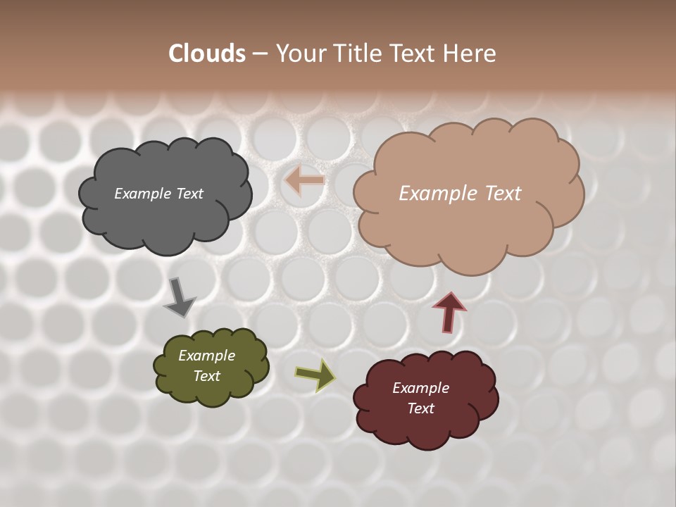 Grid Round Macro PowerPoint Template