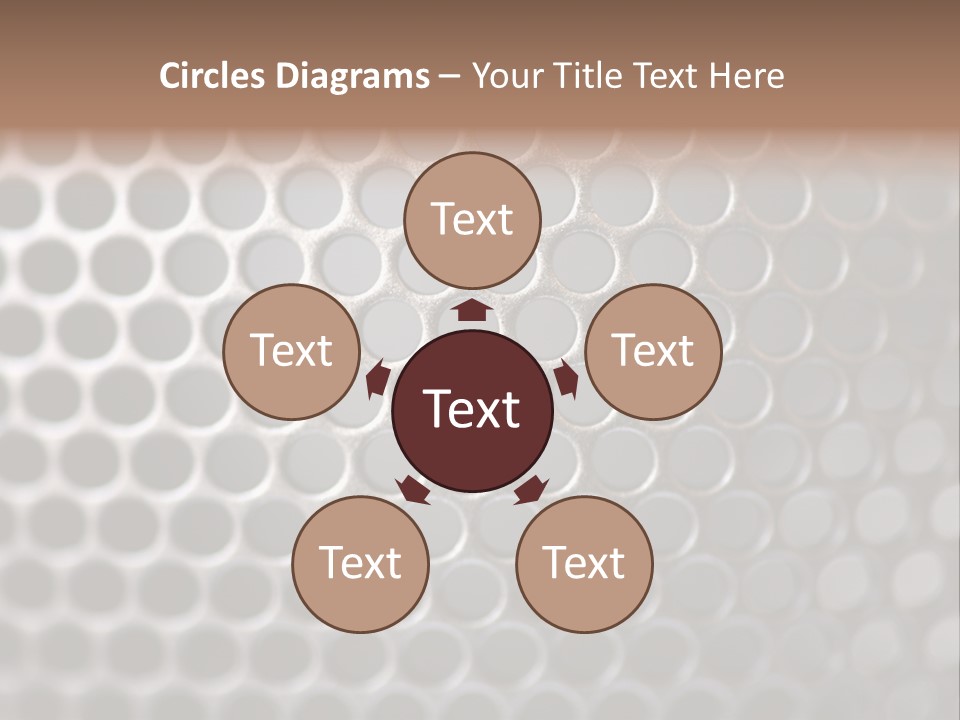 Grid Round Macro PowerPoint Template