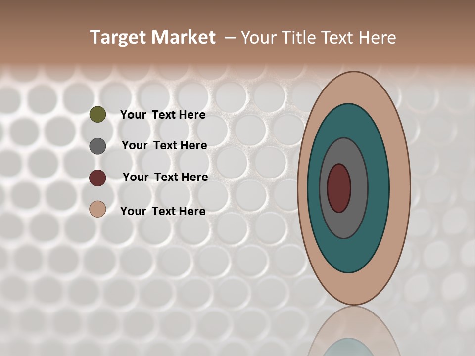 Grid Round Macro PowerPoint Template