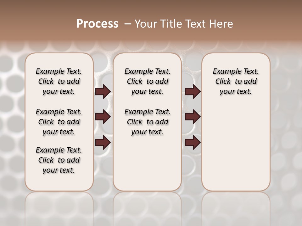 Grid Round Macro PowerPoint Template