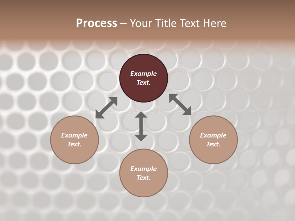 Grid Round Macro PowerPoint Template