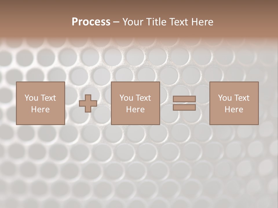 Grid Round Macro PowerPoint Template