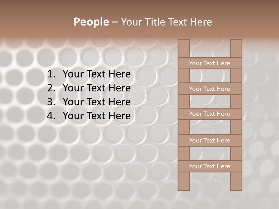Grid Round Macro PowerPoint Template