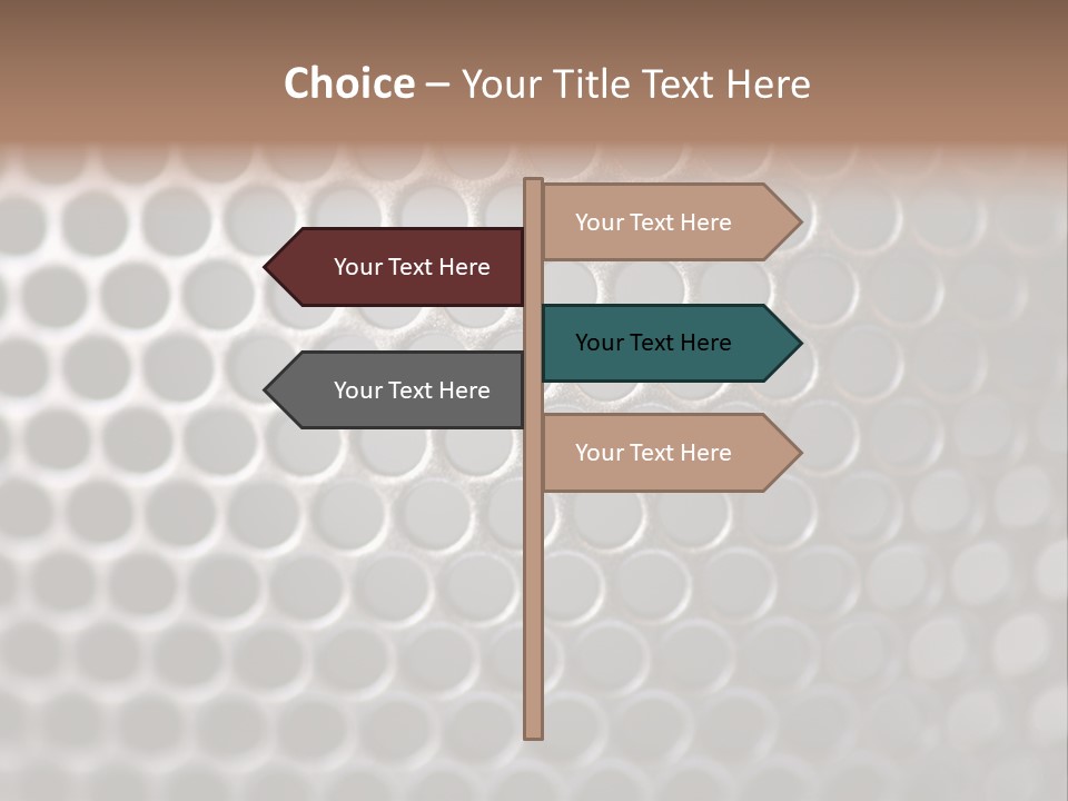 Grid Round Macro PowerPoint Template