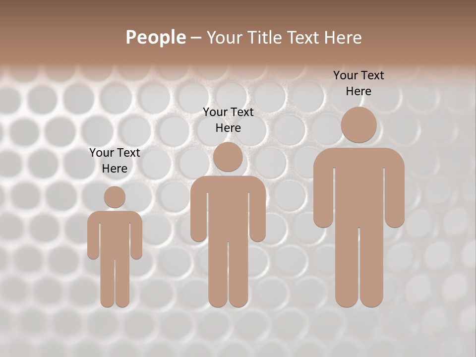 Grid Round Macro PowerPoint Template