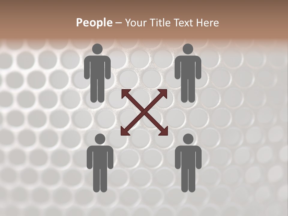 Grid Round Macro PowerPoint Template