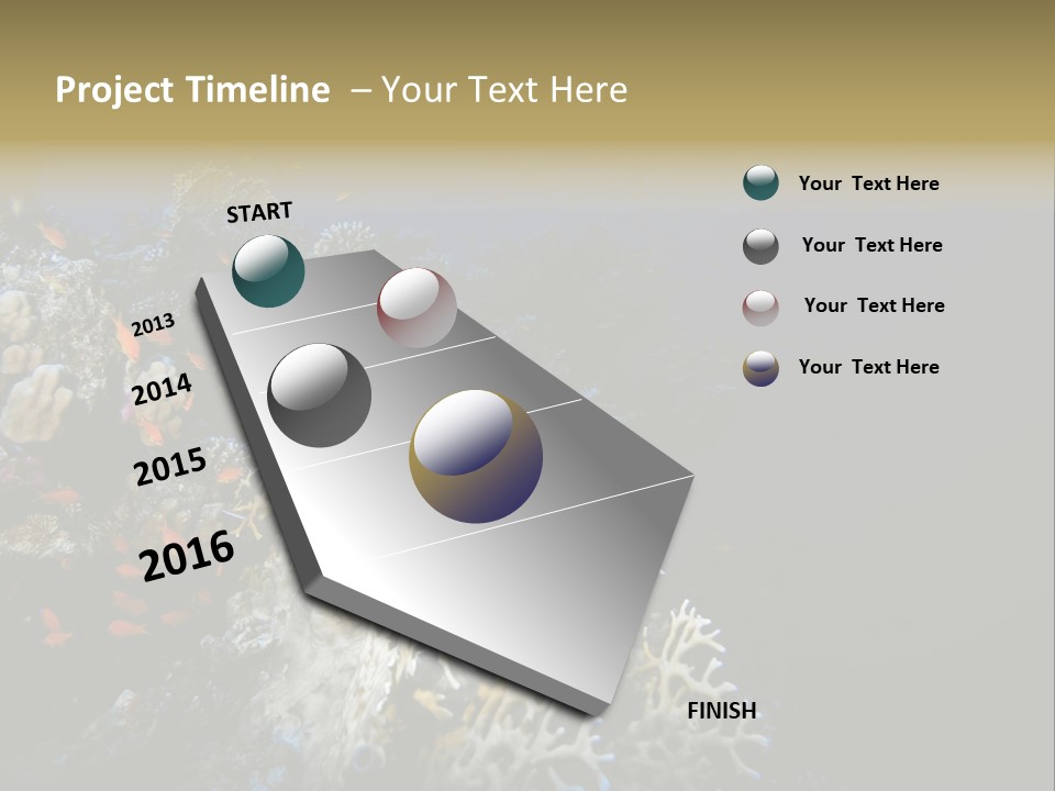 Poisson Perroquet Bouteilles De Plong Eau PowerPoint Template