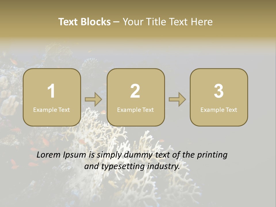 Poisson Perroquet Bouteilles De Plong Eau PowerPoint Template