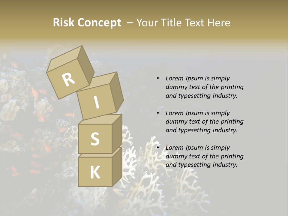 Poisson Perroquet Bouteilles De Plong Eau PowerPoint Template