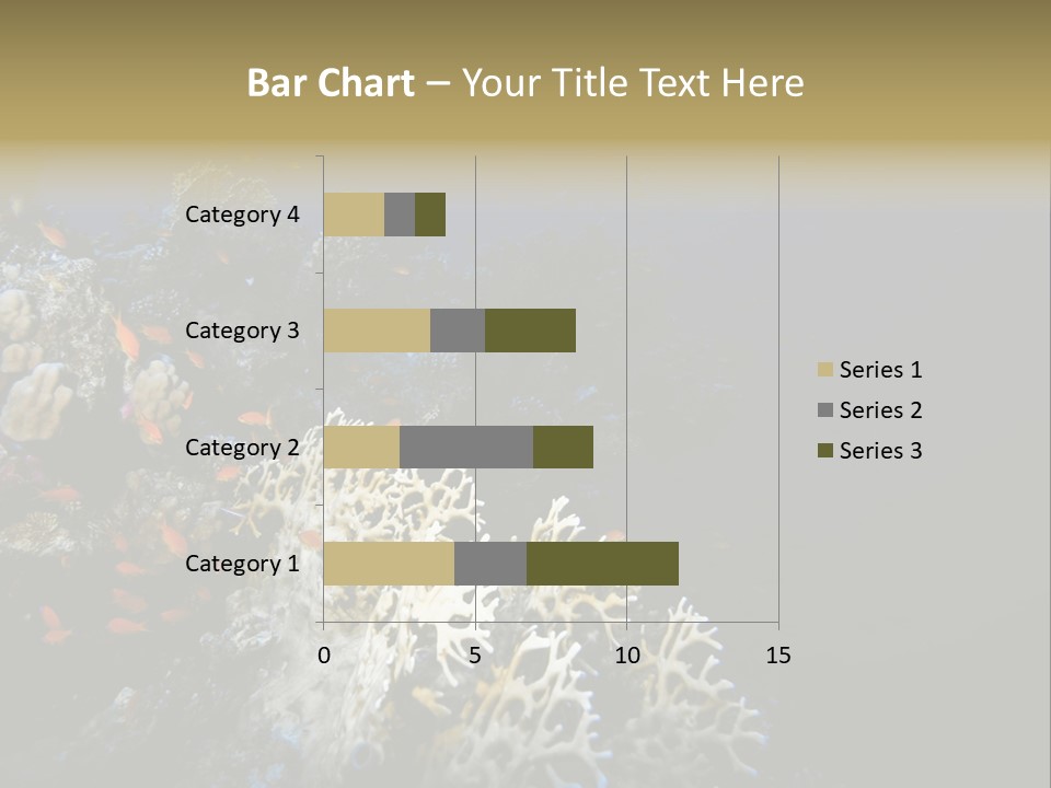 Poisson Perroquet Bouteilles De Plong Eau PowerPoint Template