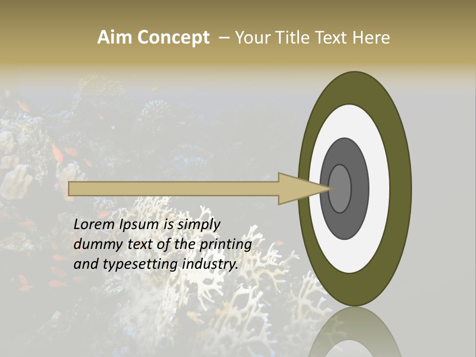 Poisson Perroquet Bouteilles De Plong Eau PowerPoint Template