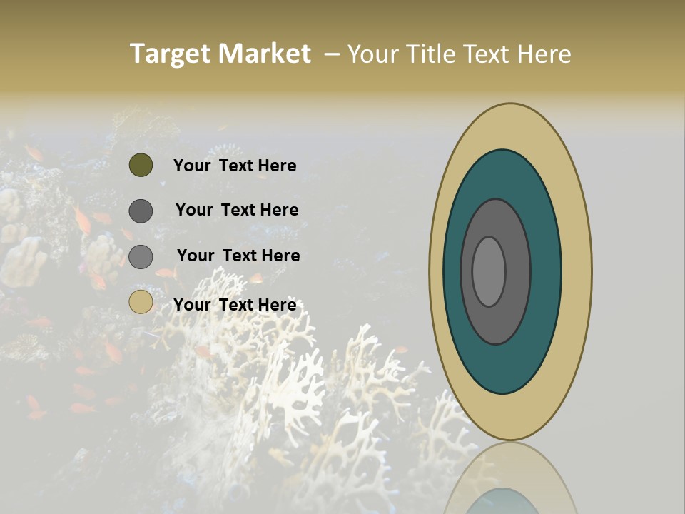 Poisson Perroquet Bouteilles De Plong Eau PowerPoint Template