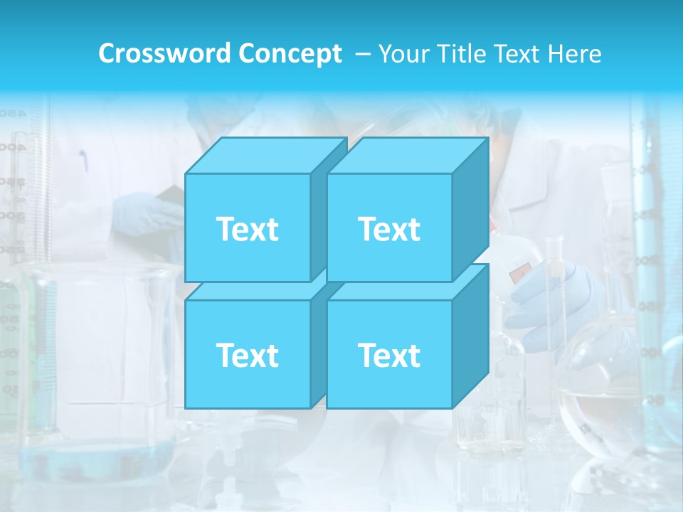 Faculty Beaker Test PowerPoint Template