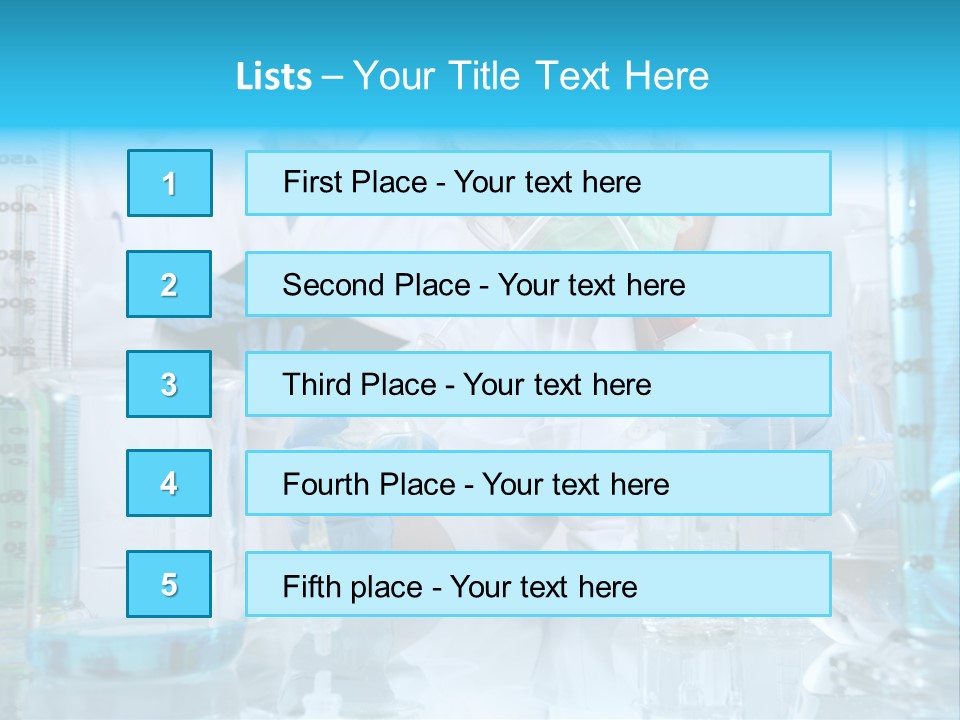 Faculty Beaker Test PowerPoint Template