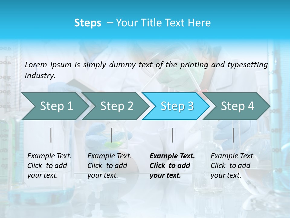 Faculty Beaker Test PowerPoint Template