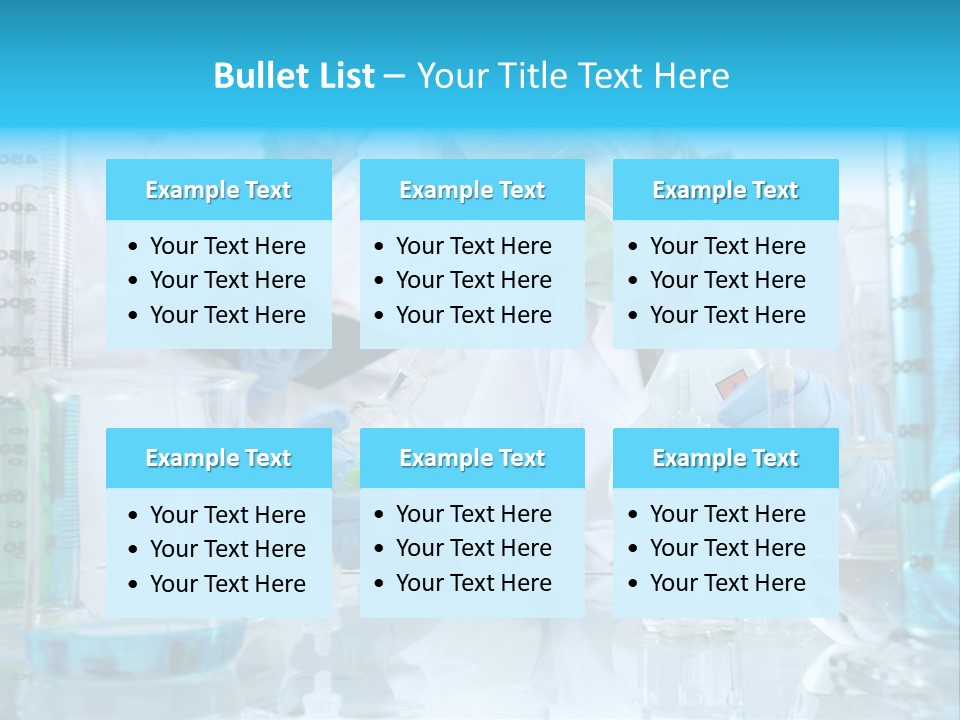 Faculty Beaker Test PowerPoint Template