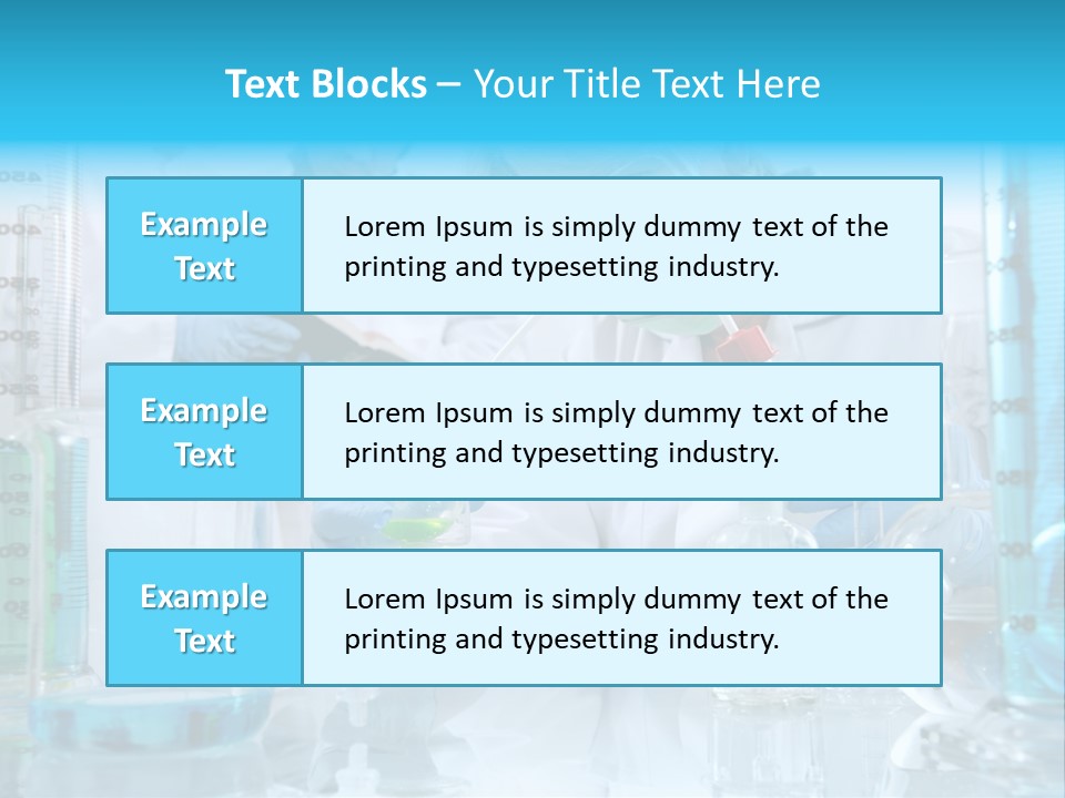 Faculty Beaker Test PowerPoint Template