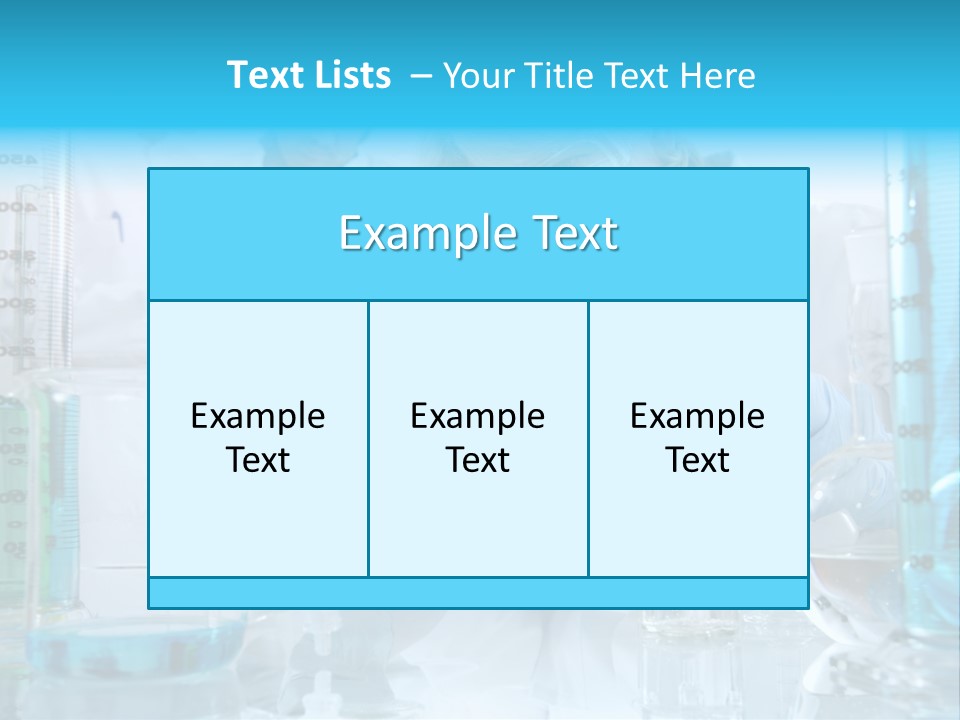 Faculty Beaker Test PowerPoint Template
