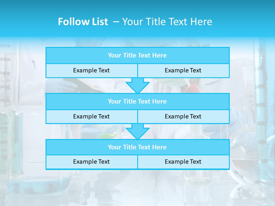 Faculty Beaker Test PowerPoint Template