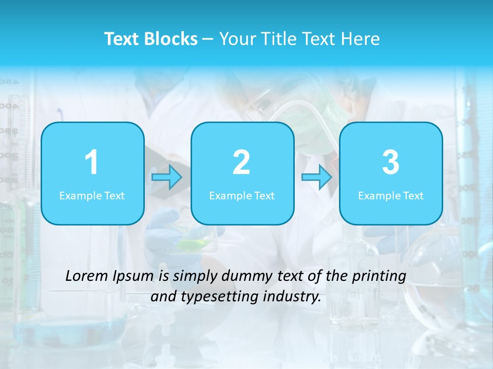 Faculty Beaker Test PowerPoint Template