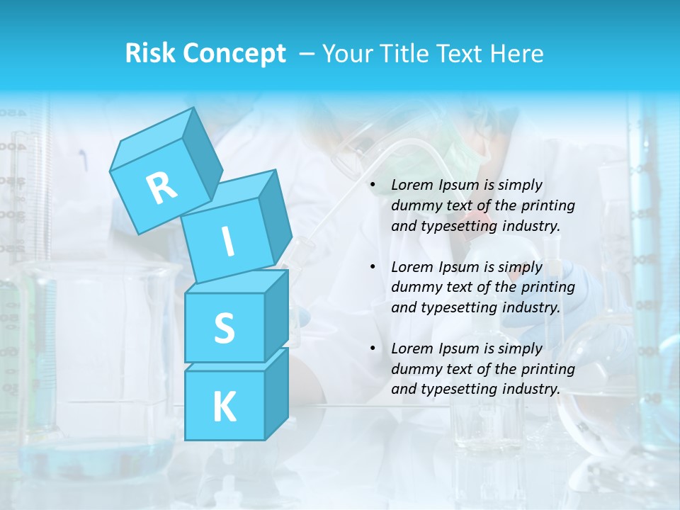 Faculty Beaker Test PowerPoint Template