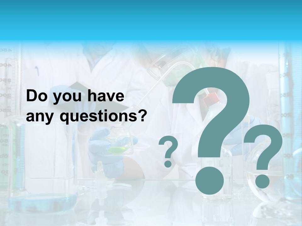 Faculty Beaker Test PowerPoint Template