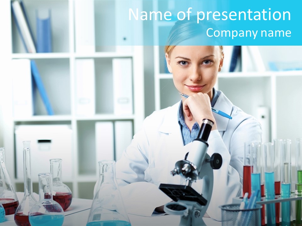 One Chemistry Liquid PowerPoint Template