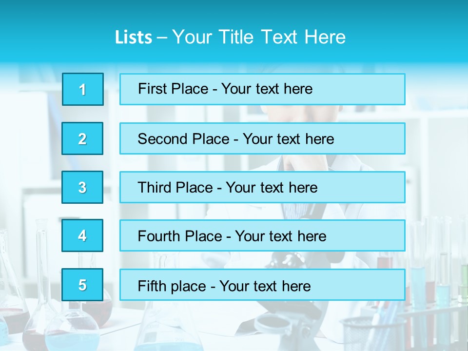 One Chemistry Liquid PowerPoint Template